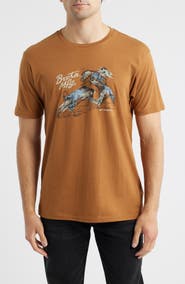 Brixton Wellston Cotton Graphic T-Shirt