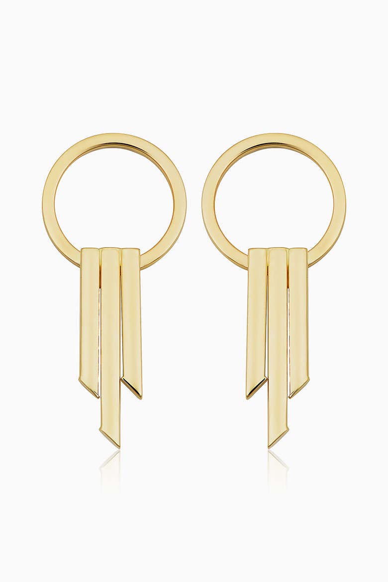14K Yellow Gold Own It Drop Earrings, Main, color, Yellow Gold