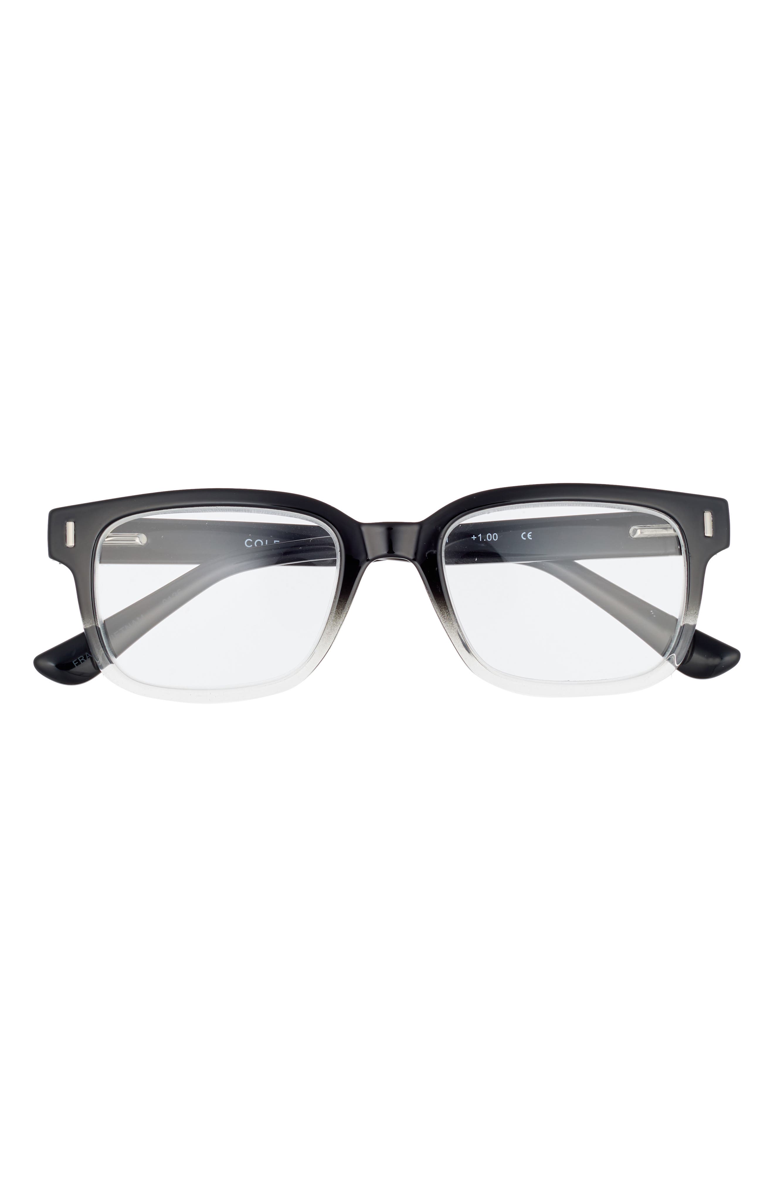 Cole Haan 52mm Square Reading Glasses