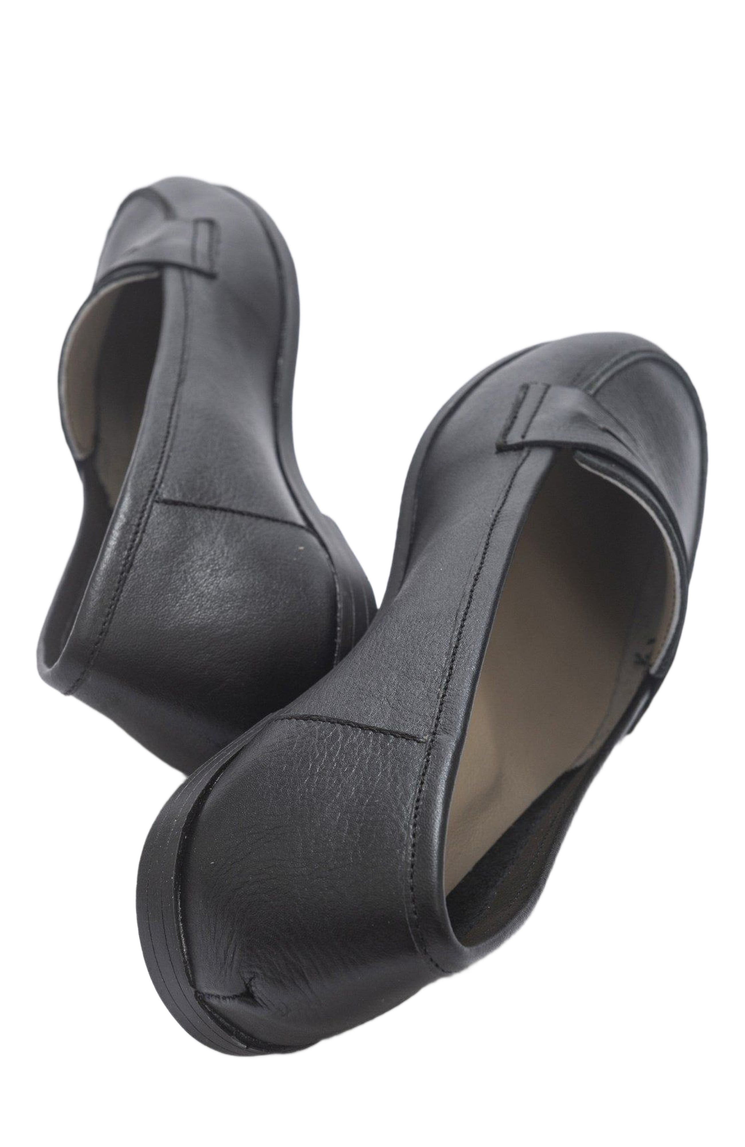 Forever & Always Shoes Dorothy Leather Loafer, Alternate, color, Black Leather