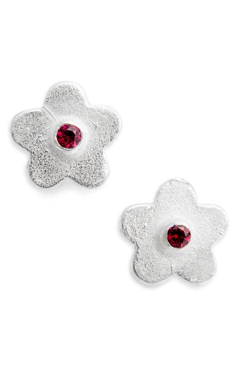 Small Flower Stud Earrings