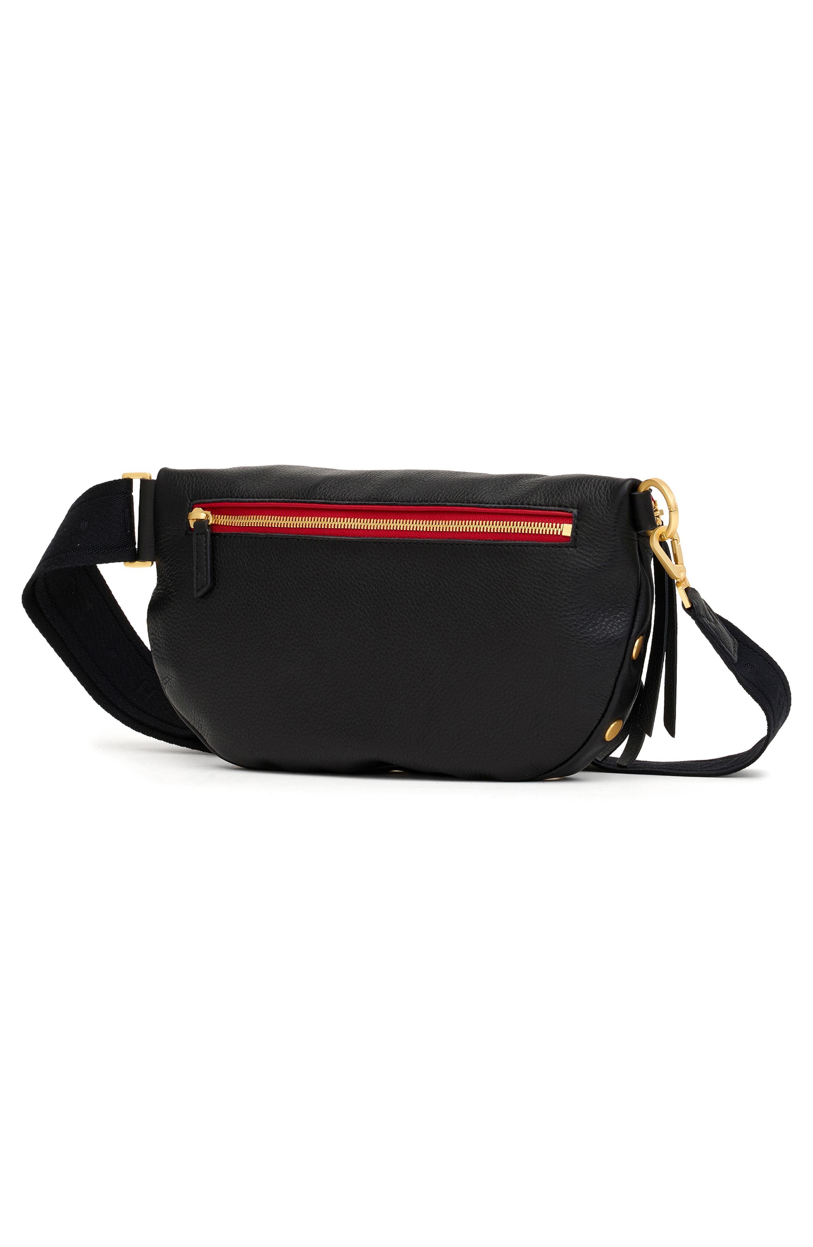HAMMITT Charles Large Crossbody Bag, Alternate, color, Black/ Brushed Gold