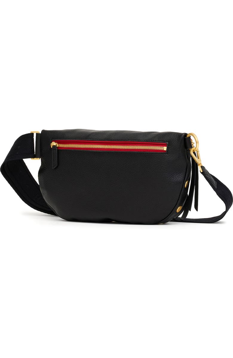 HAMMITT Charles Large Crossbody Bag, Alternate, color, Black/ Brushed Gold