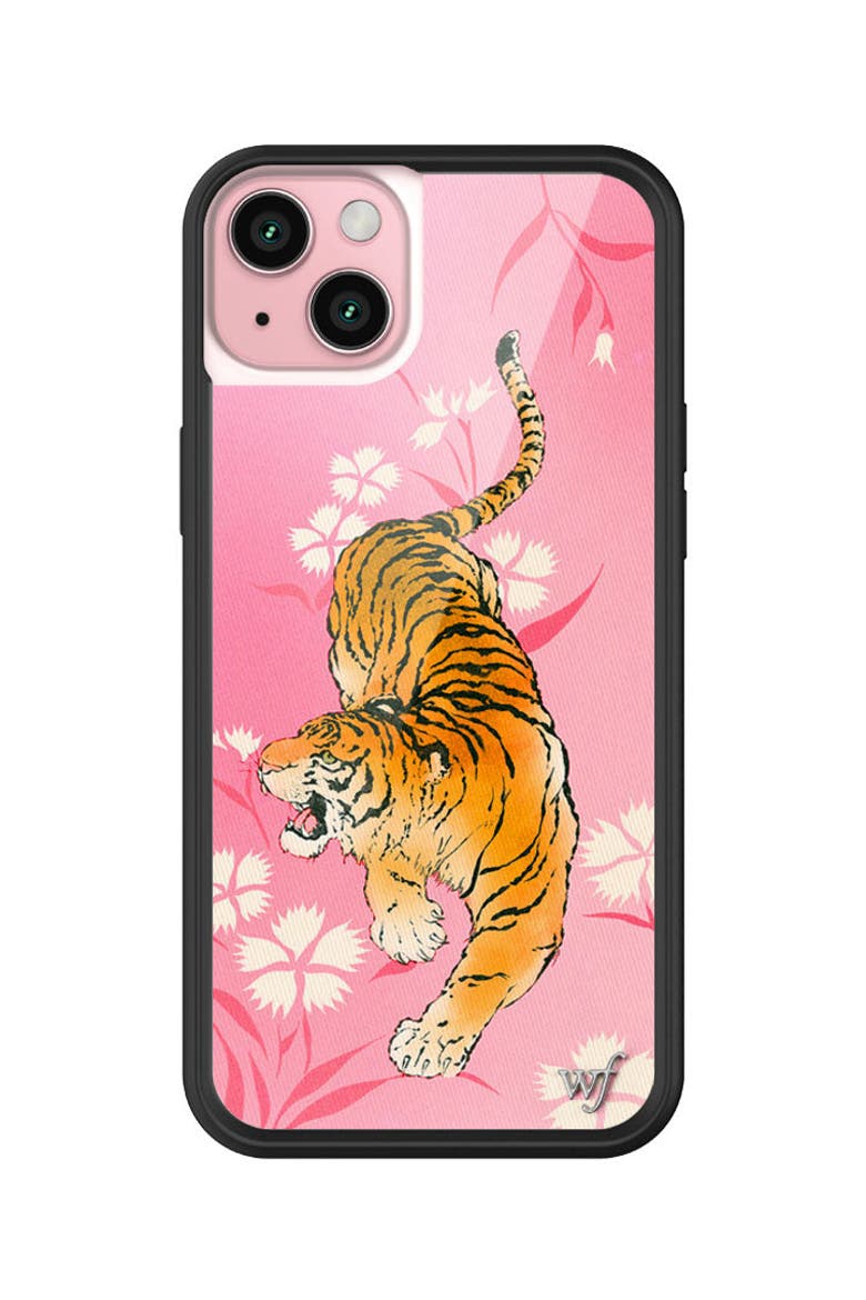 Tiger Blossom iPhone Case, Alternate, color, Pink