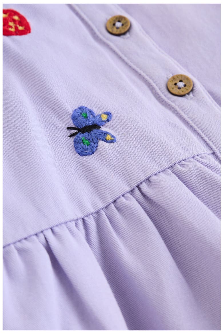 Embroidered Overalls & Bodysuit Set, Alternate, color, PURPLE