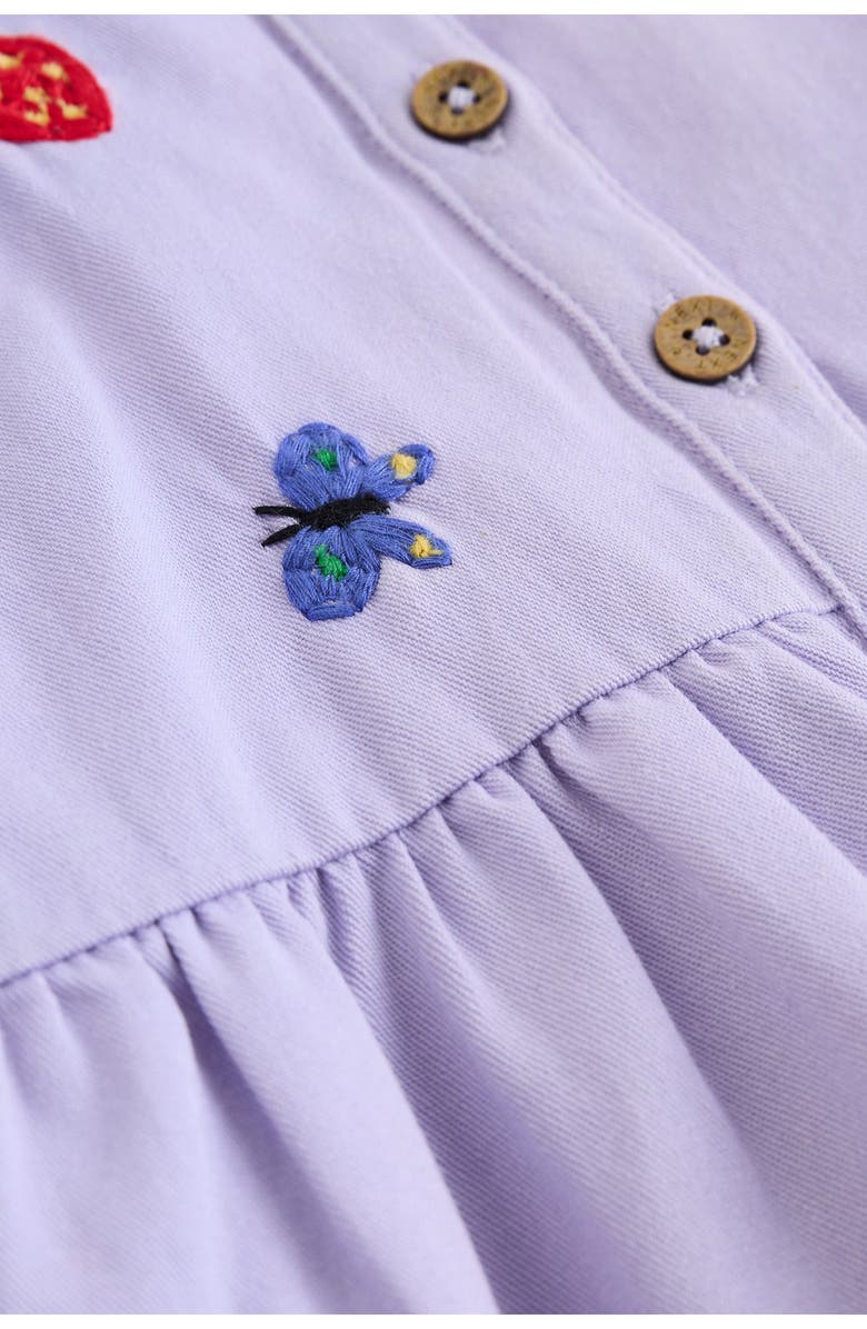 NEXT Embroidered Overalls & Bodysuit Set, Alternate, color, Purple