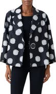 Akris punto Fringed Fil Coupé Polka Dot Jacquard Jacket
