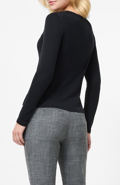 French Connection Reeves Jersey Top In Black