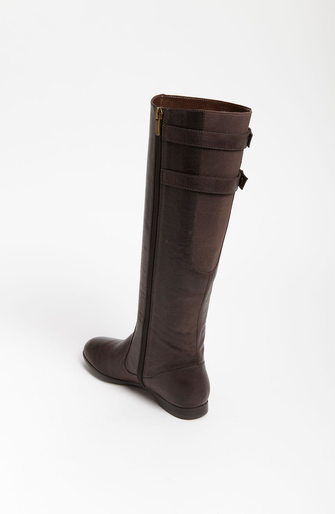 'Zarynn' Riding Boot (Nordstrom Exclusive), Alternate, color, DARK BROWN LEATHER
