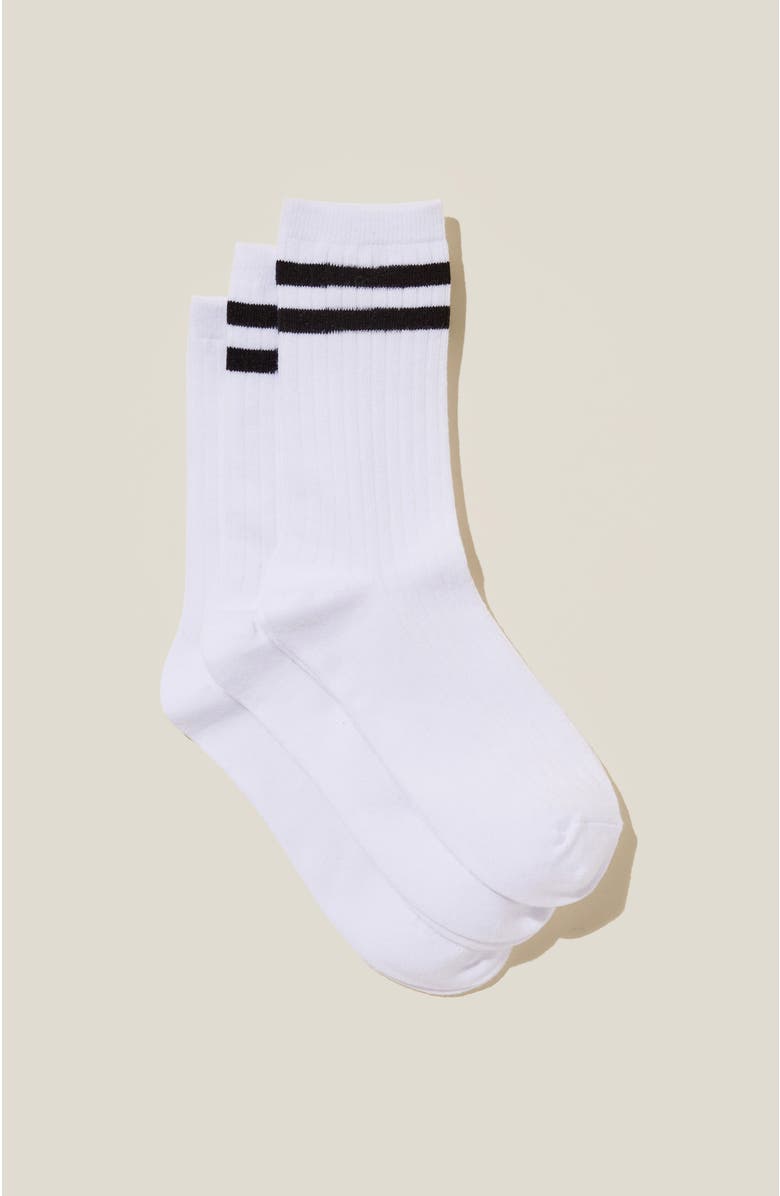 COTTON ON BODY Women's Active Body Crew Socks 3Pk, Main, color, 