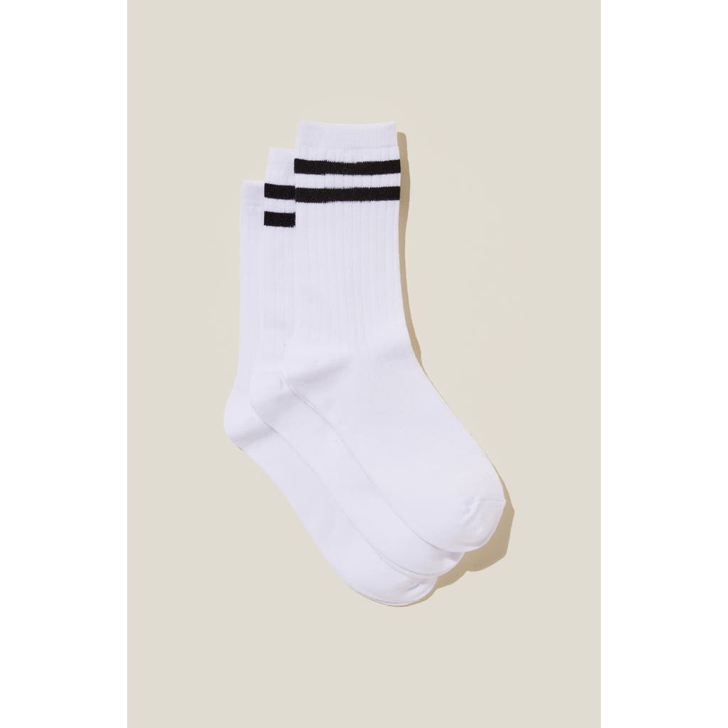 COTTON ON BODY ACTIVE BODY CREW SOCKS 3PK