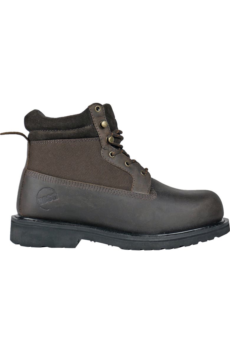 Hoss Boot Company HOSS Scout Steel Toe Work Boot, Alternate, color, Brown