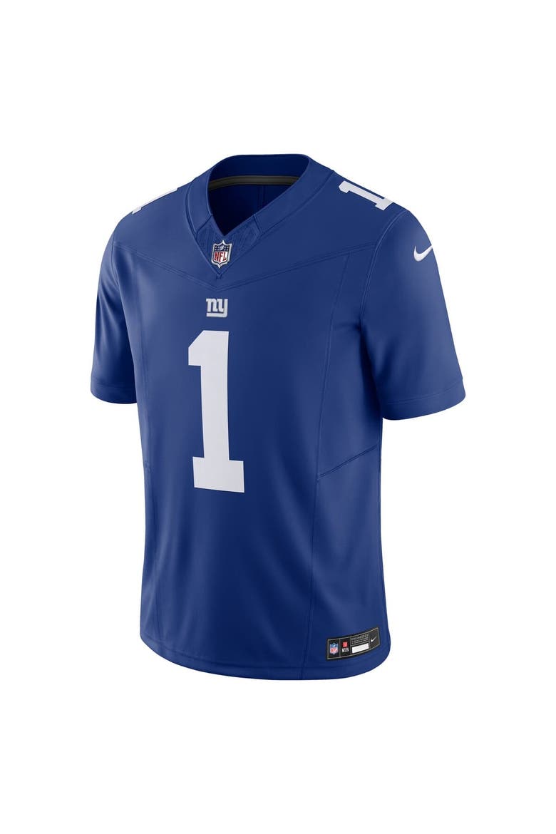 Men's Nike Malik Nabers Royal New York Giants Vapor F.U.S.E. Limited Jersey, Alternate, color, Royal