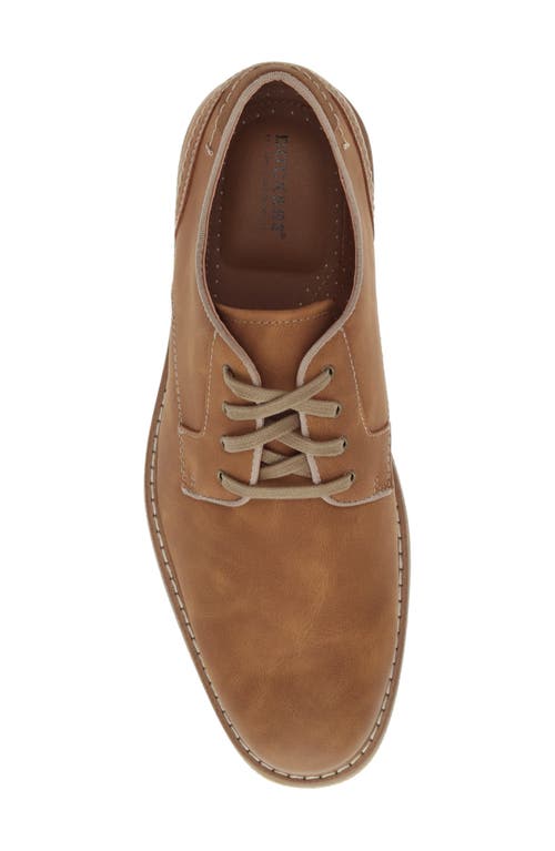 Dockers Bronson Mens Faux Leather Lace-up Derby Shoes In Tan