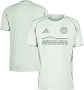 adidas Men's adidas Light Green Atlanta United FC 2025 One Planet Pre-Match Top