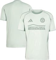 adidas Men's adidas Light Green Atlanta United FC 2025 One Planet Pre-Match Top