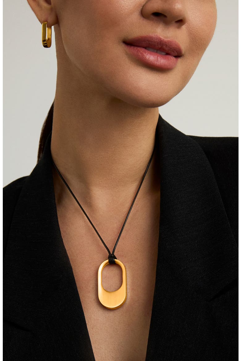 Crosby Long Pendant Necklace, Alternate, color, GOLD