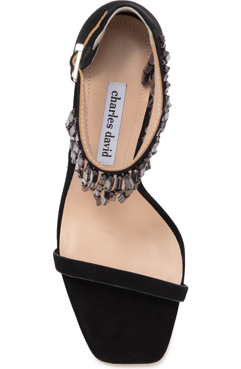 Charles David Enrich Beaded Fringe Sandal, Alternate, color,