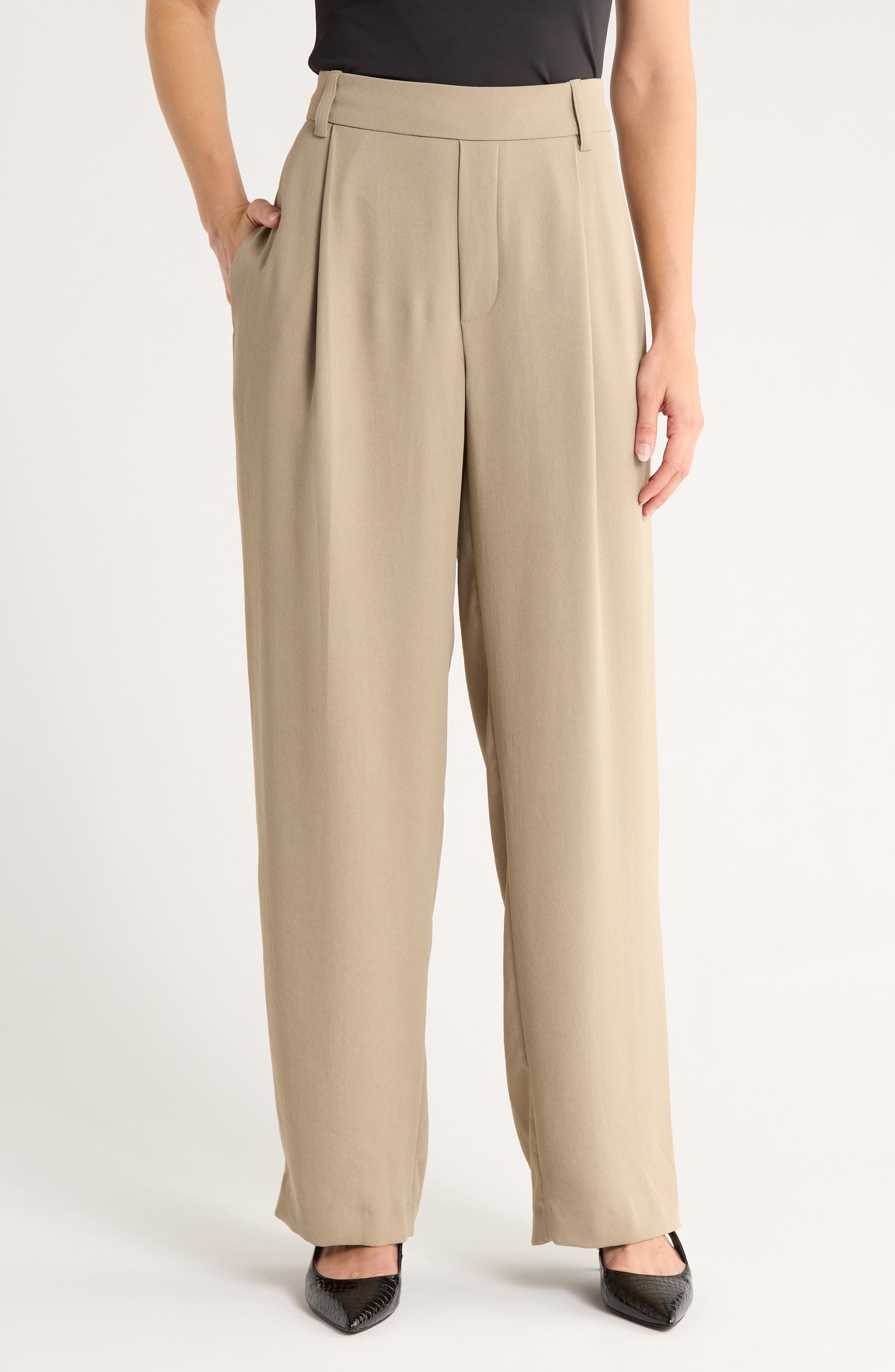 Vince Straight Leg Pull-On Pants