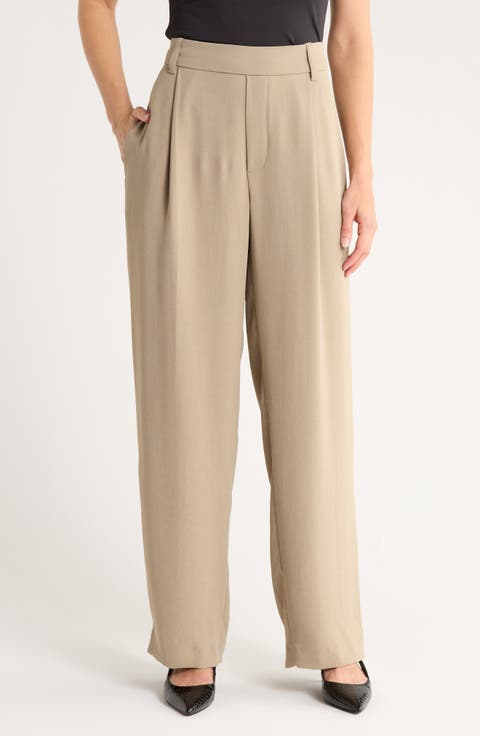 Straight Leg Pull-On Pants