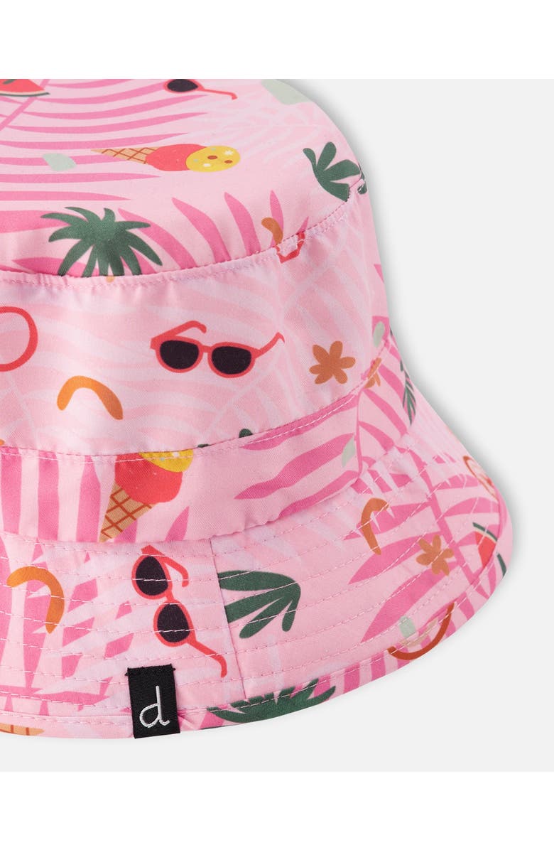 Deux par Deux Wide Brim Beach Beach Hat, Alternate, color, Beach Print Rose