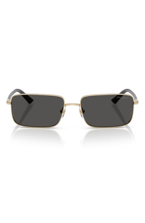 55mm Rectangular Sunglasses