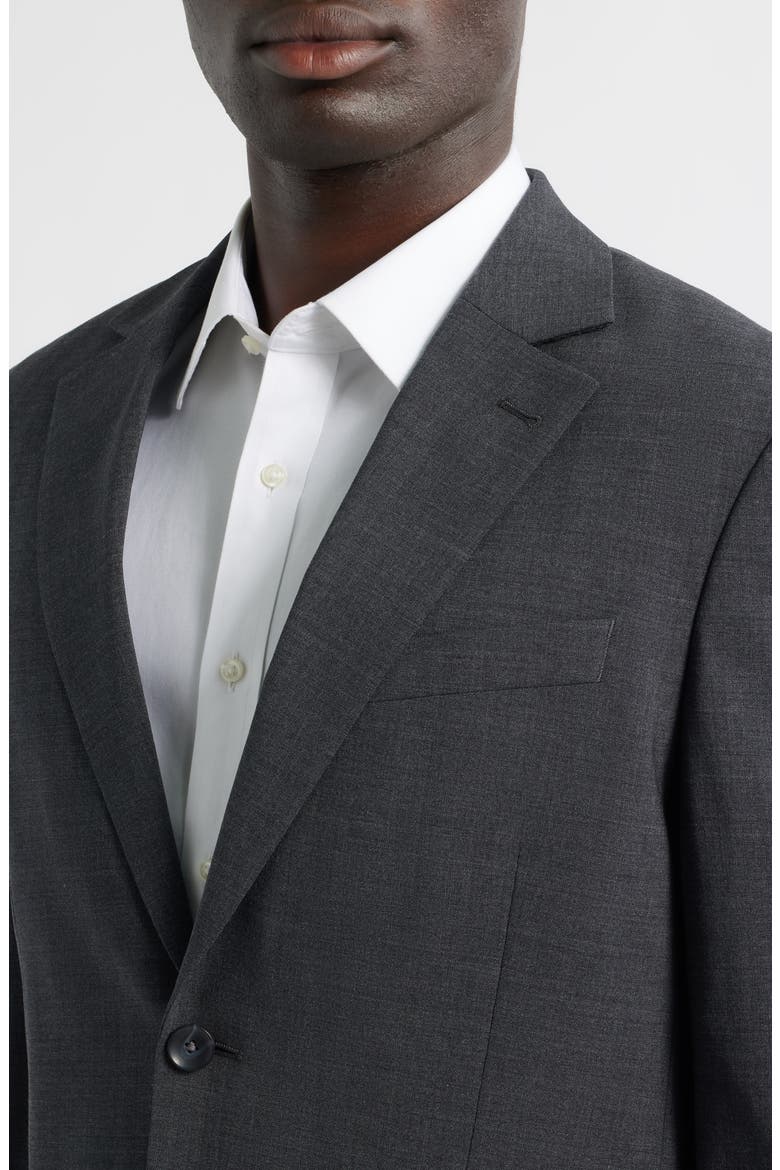 Henrik Trim Fit Solid Stretch Wool Suit Jacket, Alternate, color, GREY CHARCOAL