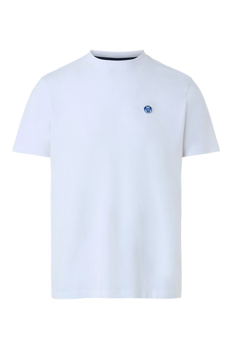 Logo Embroidered T-Shirt, Alternate, color, WHITE