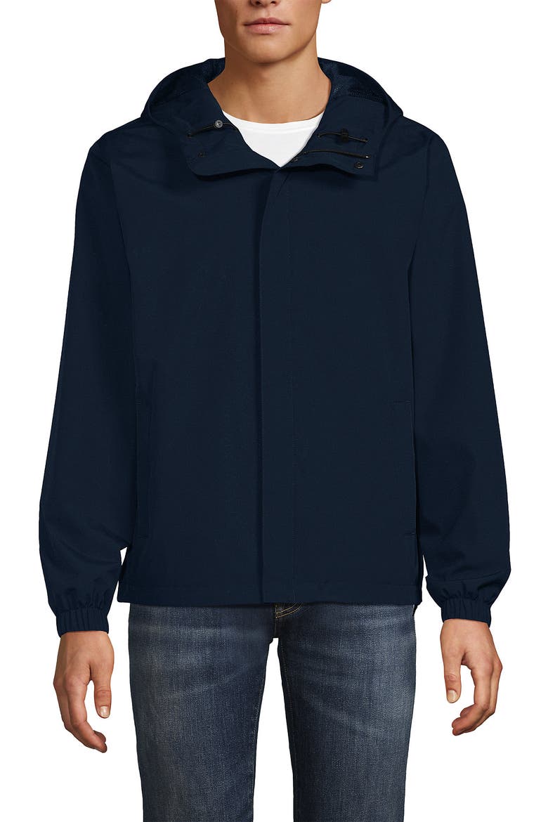 Squall Waterproof Packable Rain Jacket, Alternate, color, Radiant Navy
