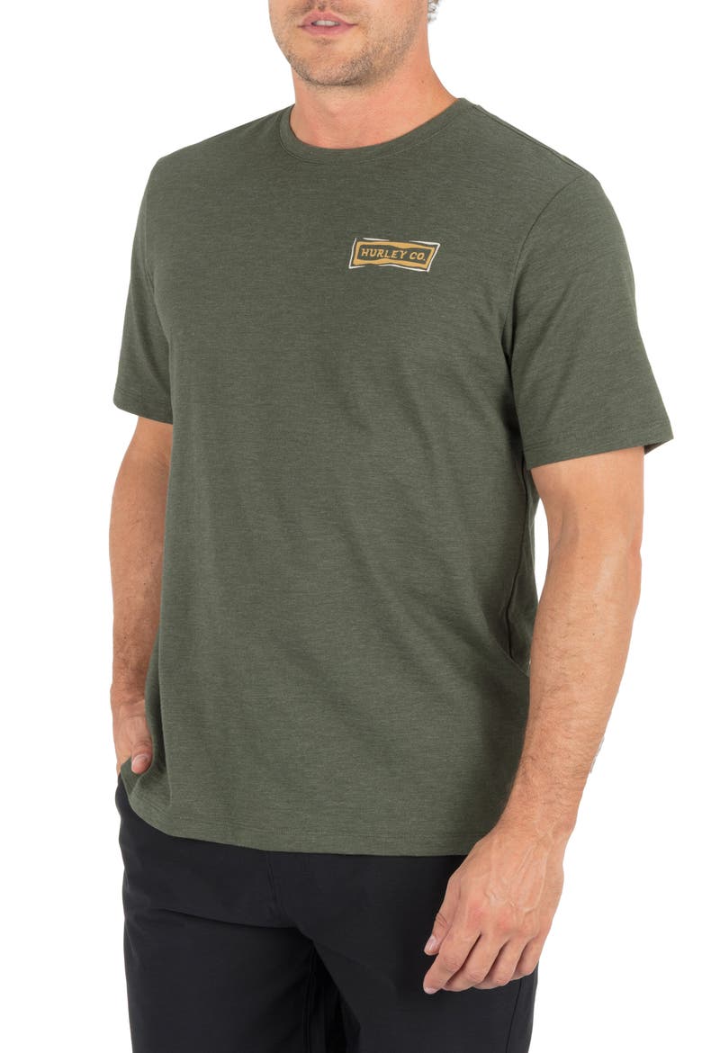 Journey Slub Graphic T-Shirt, Alternate, color, CHARCOAL FERN