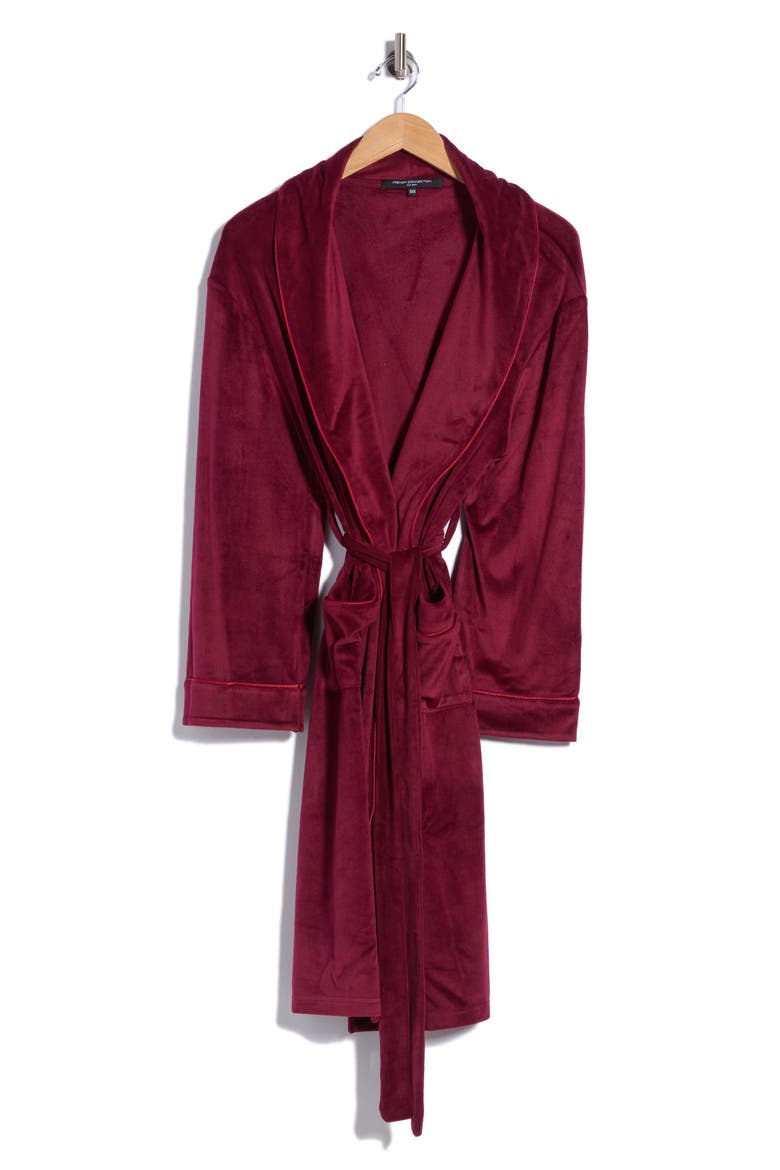 Robe and Sleep Mask Gift Set, Alternate, color, WINE