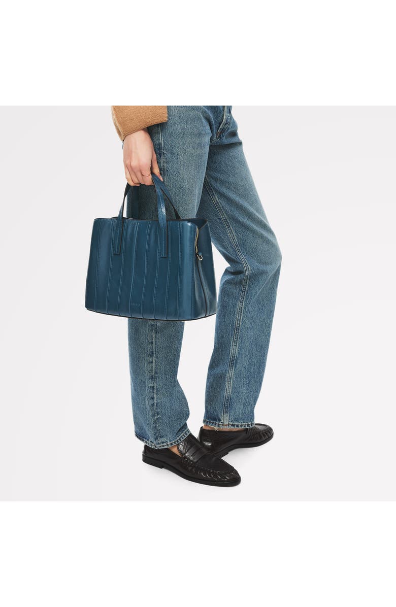 Radley Dukes Place - Stripe Medium Ziptop Satchel Bag, Alternate, color, Utility