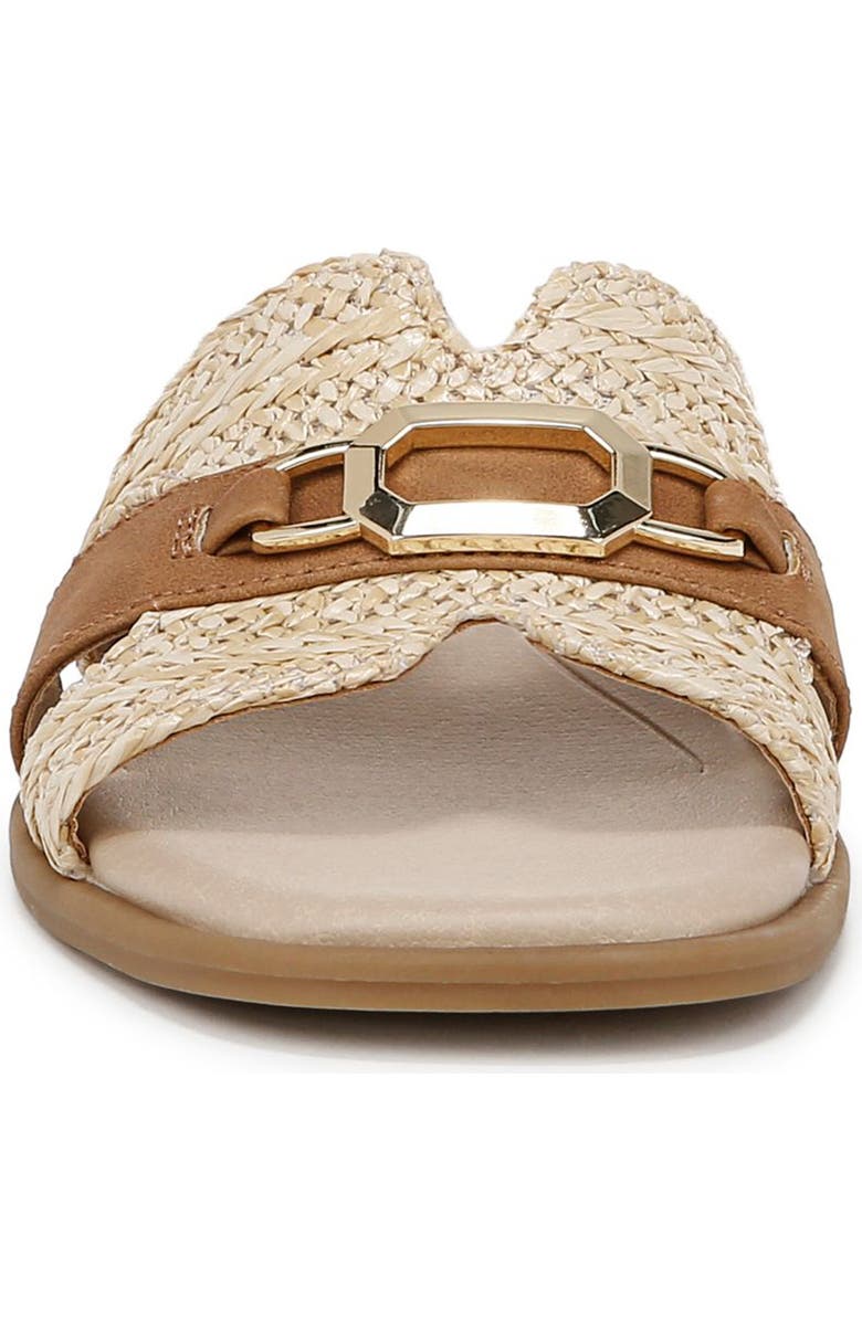 LifeStride Royalty Bit Slide Sandal, Alternate, color, Natural Fabric