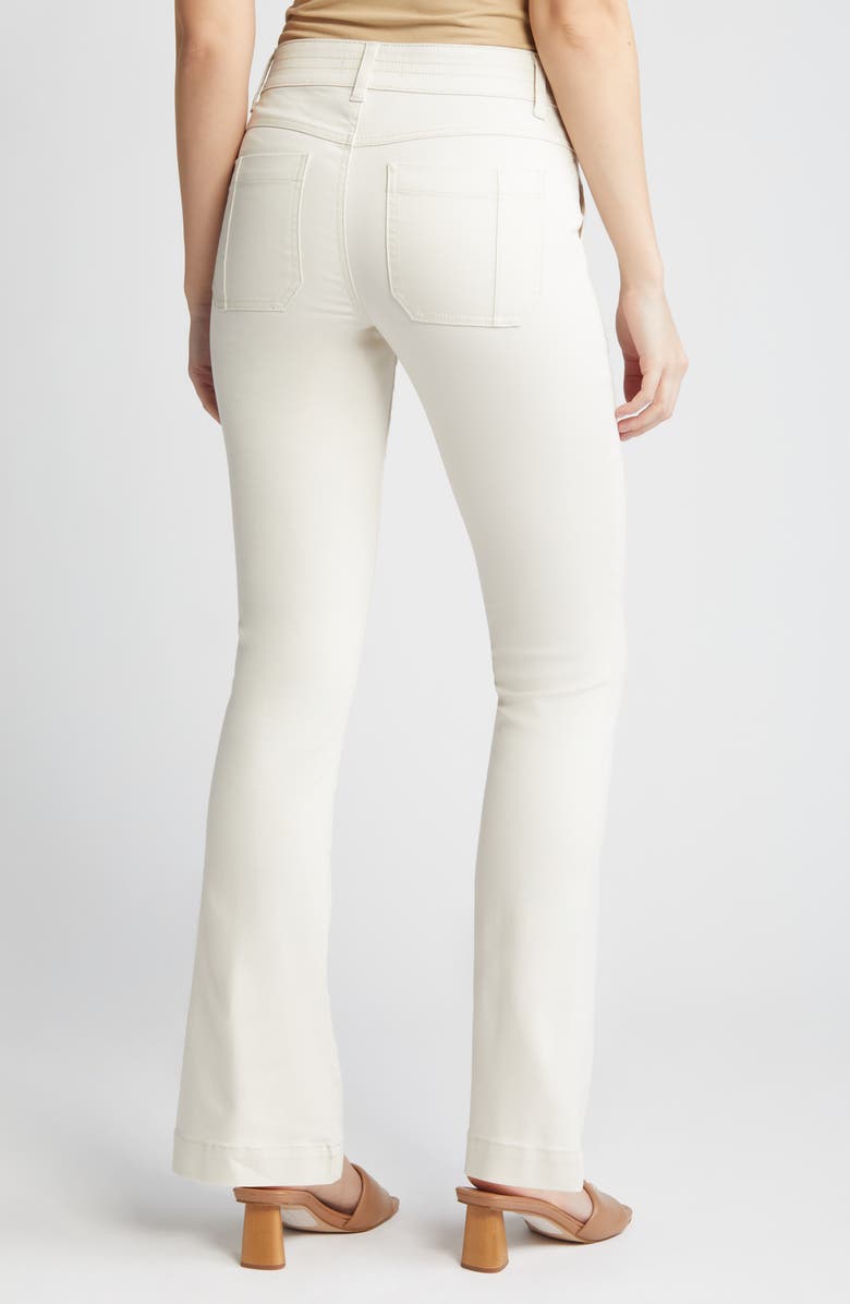 Wit & Wisdom 'Ab'Solution High Waist Flare Jeans, Alternate, color, Blanched Almond