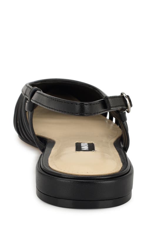 Nine West Duria Slingback Flat In Black
