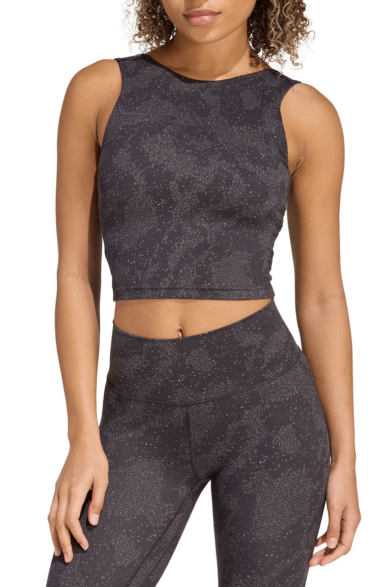 Puremotion Tank Top, Main, color, CHARCOAL/ BLACK