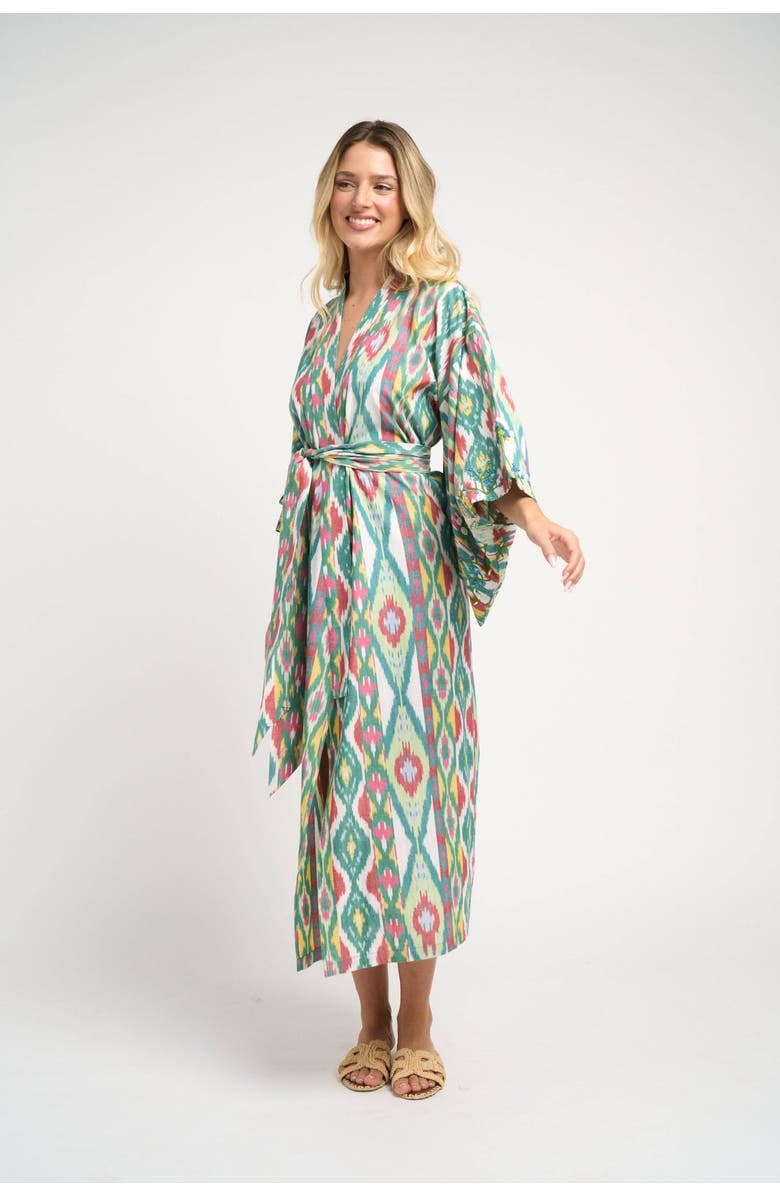 GUADALUPE DESIGN Anisa Ikat Kimono, Alternate, color, Multi