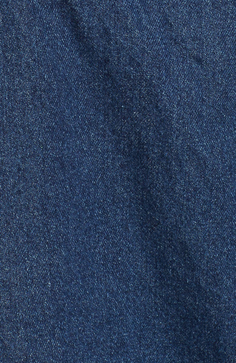 J.O.A. Strapless Crop Denim Jumpsuit, Alternate, color,