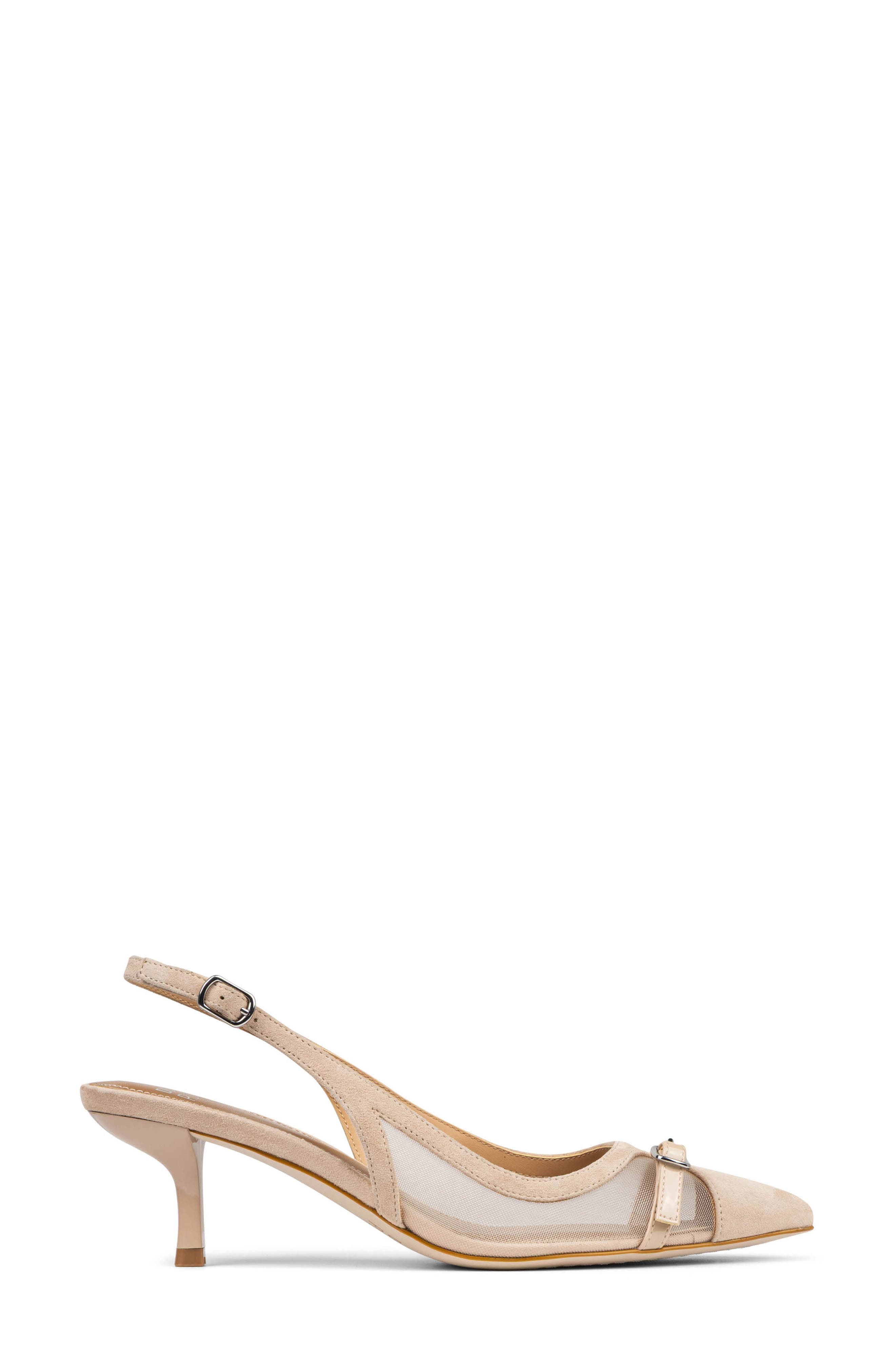 Slingback Kitten Heel Pump, Alternate, color, SAND/ SAND