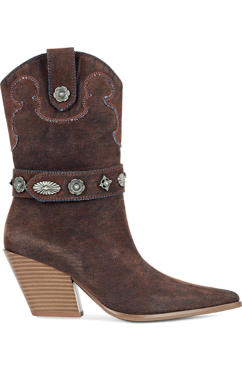 AZALEA WANG Neith Western Boot, Alternate, color, Burnt Orange