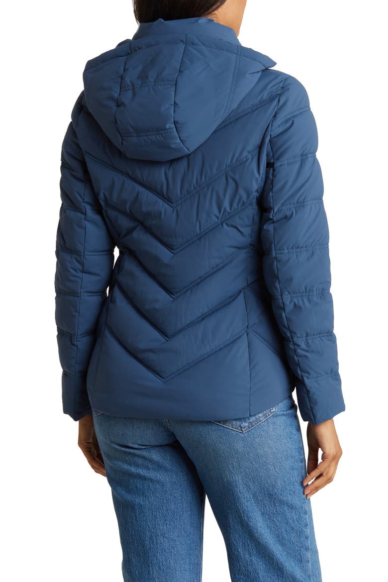 Hooded Puffer Jacket, Alternate, color, DANISH BLUE
