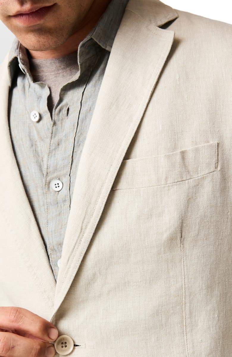 Rodd & Gunn Resort Linen Jacket, Alternate, color, Oatmeal