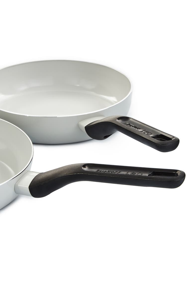 BergHOFF Leo Glints 2-Piece Fry Pan Set, Alternate, color, Cream