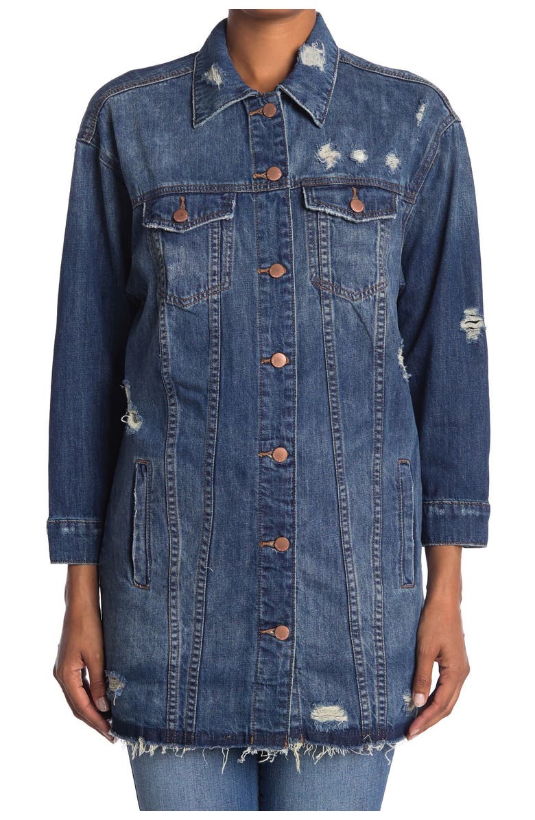STS Blue Oversized Boyfriend Denim Jacket, Alternate, color, 
