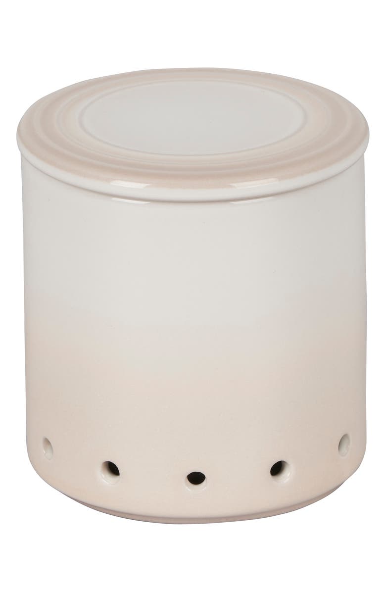 Le Creuset Stoneware Garlic Keeper, Alternate, color, Meringue