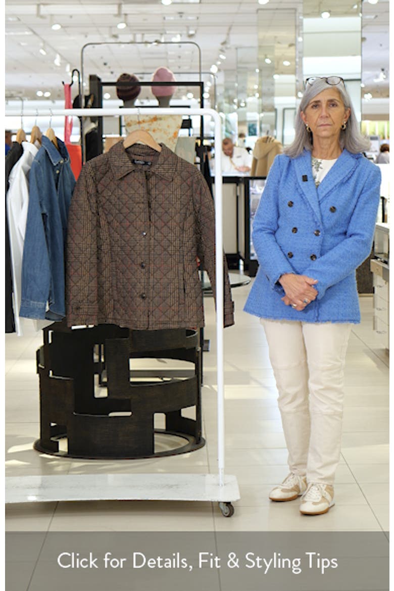 Quilted Jacket with Faux Leather Trim video