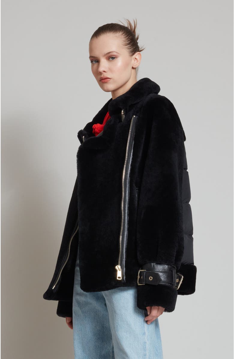 Nicole Benisti Grand Shearling Coat, Alternate, color,