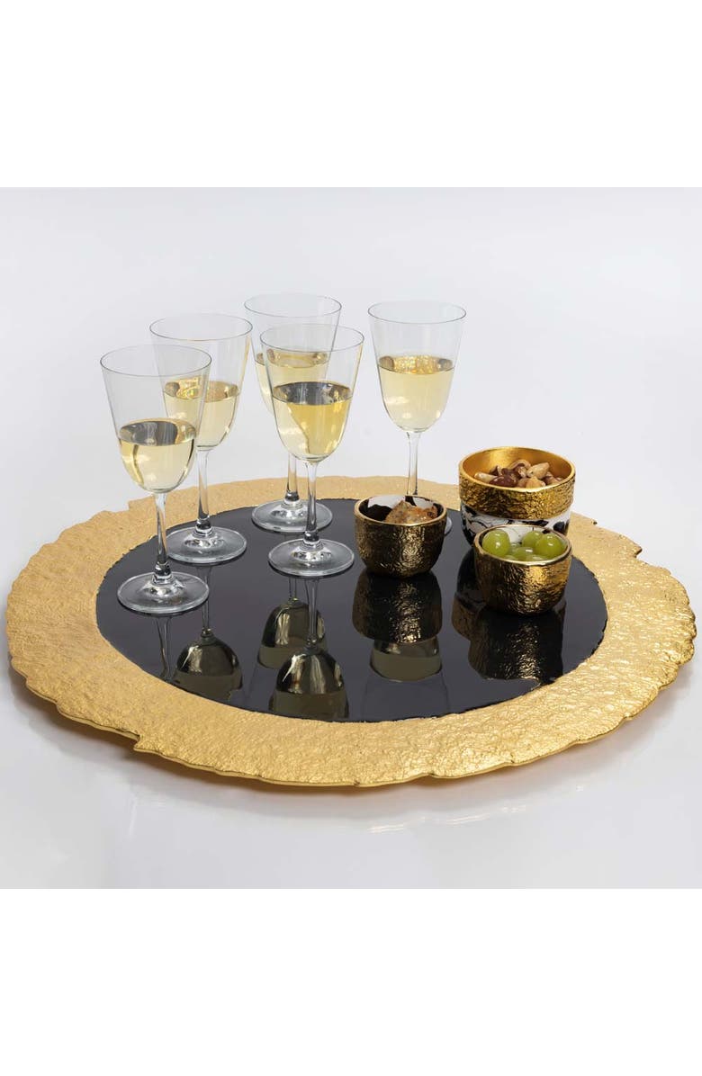 Lunares Lazy Susan, Main, color, Gold