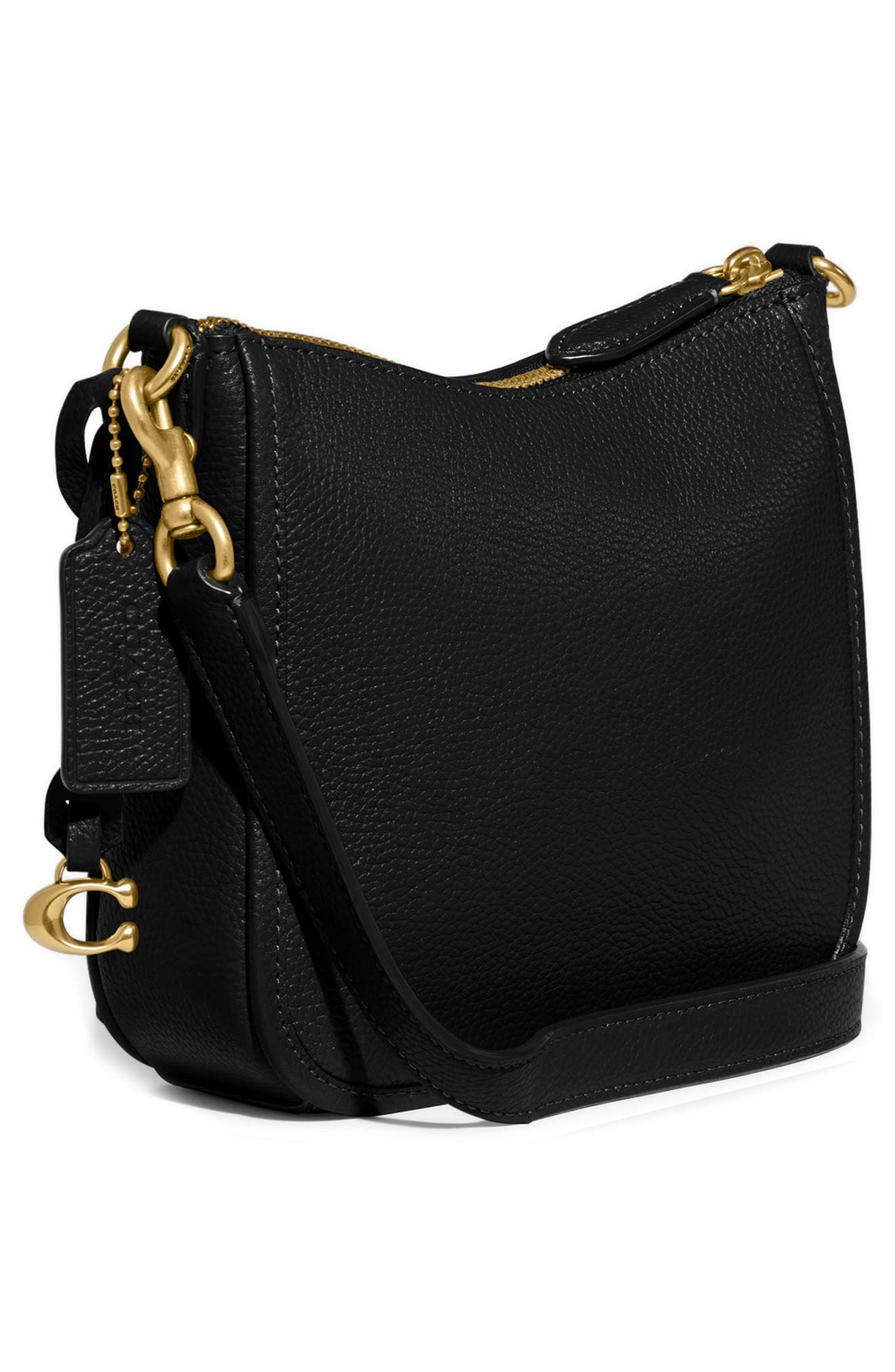 COACH Chaise 10 Leather Crossbody Bag, Alternate, color, 