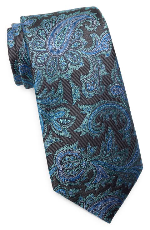 Culpeper Twill Paisley Silk Blend Tie